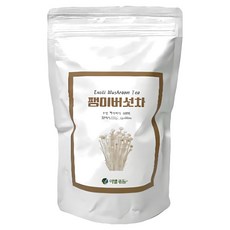 국산 무농약 팽이버섯 차 말린팽이버섯 삼각티백, 50개입, 1개, 50g