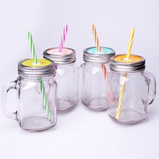 마타바 컬러드링킹자 450ml, 노랑, 1개
