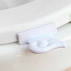 엘홈 변기커버 손잡이 1+1 날개타입 변기시트, 날개(1+1)_화이트+(랜덤)