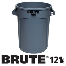 러버메이드 브루트 컨테이너 121L, 회색, 1개