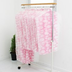 주식회사 가쯔 구름투명창옷커버양복30장+코트10장, 구름핑크, 1개, 핑크(pink)