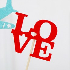 [애니데이파티] 백일상 컬러펠트픽A, LOVE, 1개