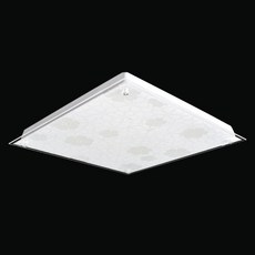 두영 LED 크로바 유리방등 50W, 주광색(하얀빛)