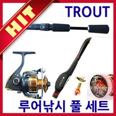  SAPA TROUT 트라우트 쏘가리 꺽지 송어 루어낚시 38종 계류낚시 풀세트/루어낚시 배스낚시 