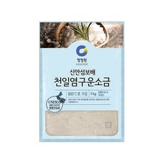 청정원 천일염 구운 소금 1kg, 1개