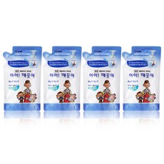 아이깨끗해 핸드워시 키친민트 리필, 4개, 200ml
