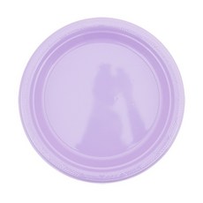 플라스틱 파티접시 18CM 10입, 라벤더