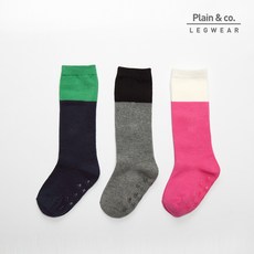 플레인앤코 아동용 투톤 니삭스