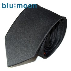 [blu:moon] 블루문넥타이 - 제트블랙 슬림 6cm