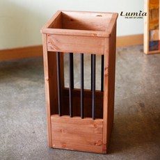 우산꽂이 원목 마르셀 빈티지 원목 장우산꽂이 (빈티지브라운) 1개 브라운