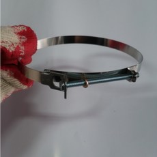 에어텍 후렉시블 덕트호스 SUS밴드, 스텐 닥트 호스 밴드 250mm