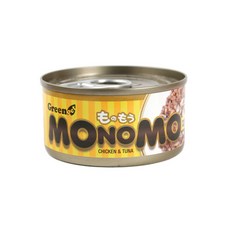 모노모 고양이캔 24개 간식캔, 참치 + 치킨 혼합맛, 80g