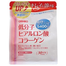 오리히로 저분자 히아루론산 콜라겐 파우치 180g (30일분), 3개