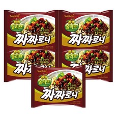 삼양 올리브 짜짜로니, 140g, 5개입