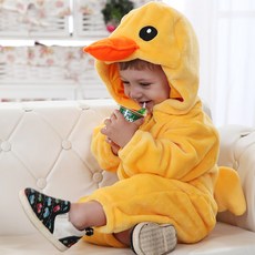 아이엠베베 오리케릭터 동물방한우주복