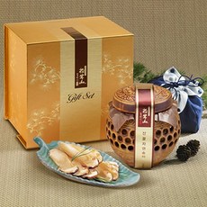 [강원송이] 명품산꿀자연송이 도자기(대)600g, 1box, 600g