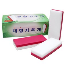 토탈 하얀칠판 토탈칠판_보드지우개大(12入), 적색, 12입
