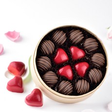 홀릭 봉봉 수제 초콜릿 발렌타인데이 선물용 파베 생초콜릿 명품 위스키 초콜릿 선물 세트, 1세트