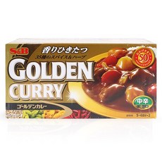 에스앤비 골든카레 중간매운맛 198g×5팩, 195g, 5팩