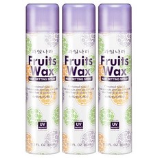 과일나라 후르츠왁스 헤어스프레이 300ml, 3개