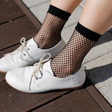 검정망사스타킹발목