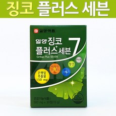 일양약품 징코플러스, 30정, 1개