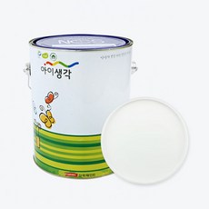 아이생각 수성페인트 무광 3.96L, 화이트크림, 1개