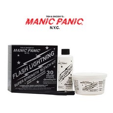 매닉패닉 탈색키트 30 Vol, flsah lightning bleach 30, 1개