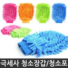에코벨 극세사 청소장갑 x 5ea (색상랜덤)