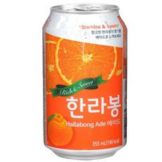 한라봉 일화 에이드 355ml X 24, 24캔