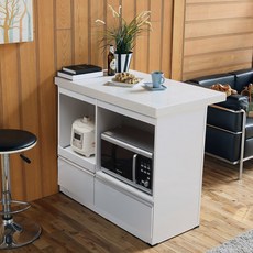 앤탑퍼니처 국내산 대리석 아일랜드 홈바/아일랜드식탁, 대리석 1000 홈바-화이트