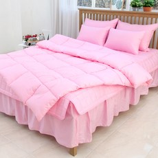 더블퀸침대커버날개화이트