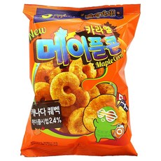 크라운제과 카라멜콘메이플 74g 16개입, 1박스