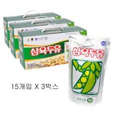 삼육두유 파우치 190ml 15입, 45개