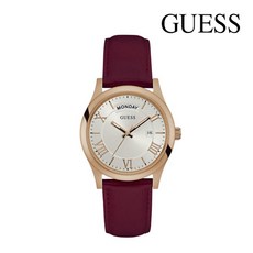 [GUESS] 게스 가죽 남성 손목시계 W0924G3
