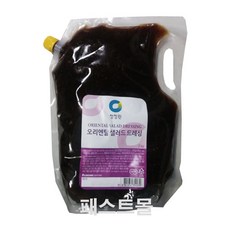청정원 오리엔탈 샐러드 드레싱, 1개, 2kg