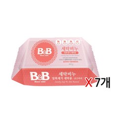 비앤비 얼룩 제거용 세탁비누, 200g, 7개