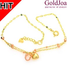 14k체인하트발찌