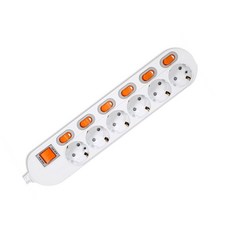 대성 플러스탭 개별 통합형 6구 멀티탭 16A 250V, 1.5m, 1개