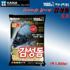 하나파워 감성돔 5.0 (1 800g).오징어내장 농축파우다 친환경집어제, 1봉, 1800g
