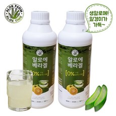 거제알로에팜 알로에베라겔 1050ml, 3개, 1L