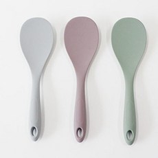 키친팩토리 파스텔 실리콘 밥주걱, 그레이, 1개