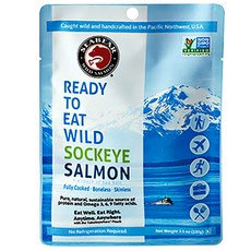 Seabear 레디 투 잇 와일드 삭아이 연어, 100g, 1개, 100g