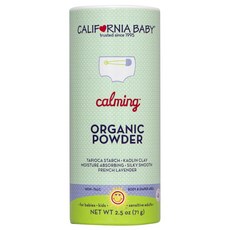 California Baby 카밍 오가닉 파우더 프렌치 라벤더, 71g, 1개
