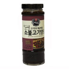 백설 소불고기양념, 500g, 1개