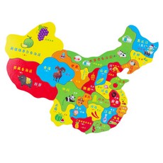 어린이 중국의 세계지도 퍼즐 퍼즐의 힘이 큰 나무 퍼즐 만든 아기인지 교육 장난감, 세계의 중국어지도 +