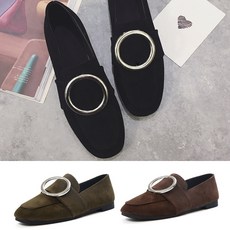유컬리 [창고정리] 링포인트로퍼 플렛슈즈