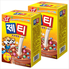 제티 쵸코20Tx2개, 17g, 20개입, 2개