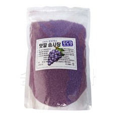맛깔 천연색소사용 솜사탕재료(맛깔슈가 포도향) 1Kg, 1개