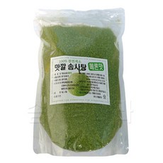 맛깔 천연색소사용 솜사탕재료(맛깔슈가 메론향) 1Kg, 1개